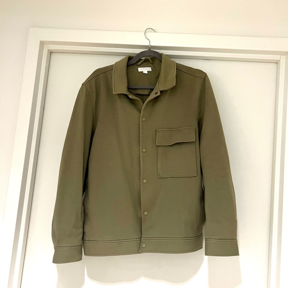 COS Twill Overshirt - Light Green - M